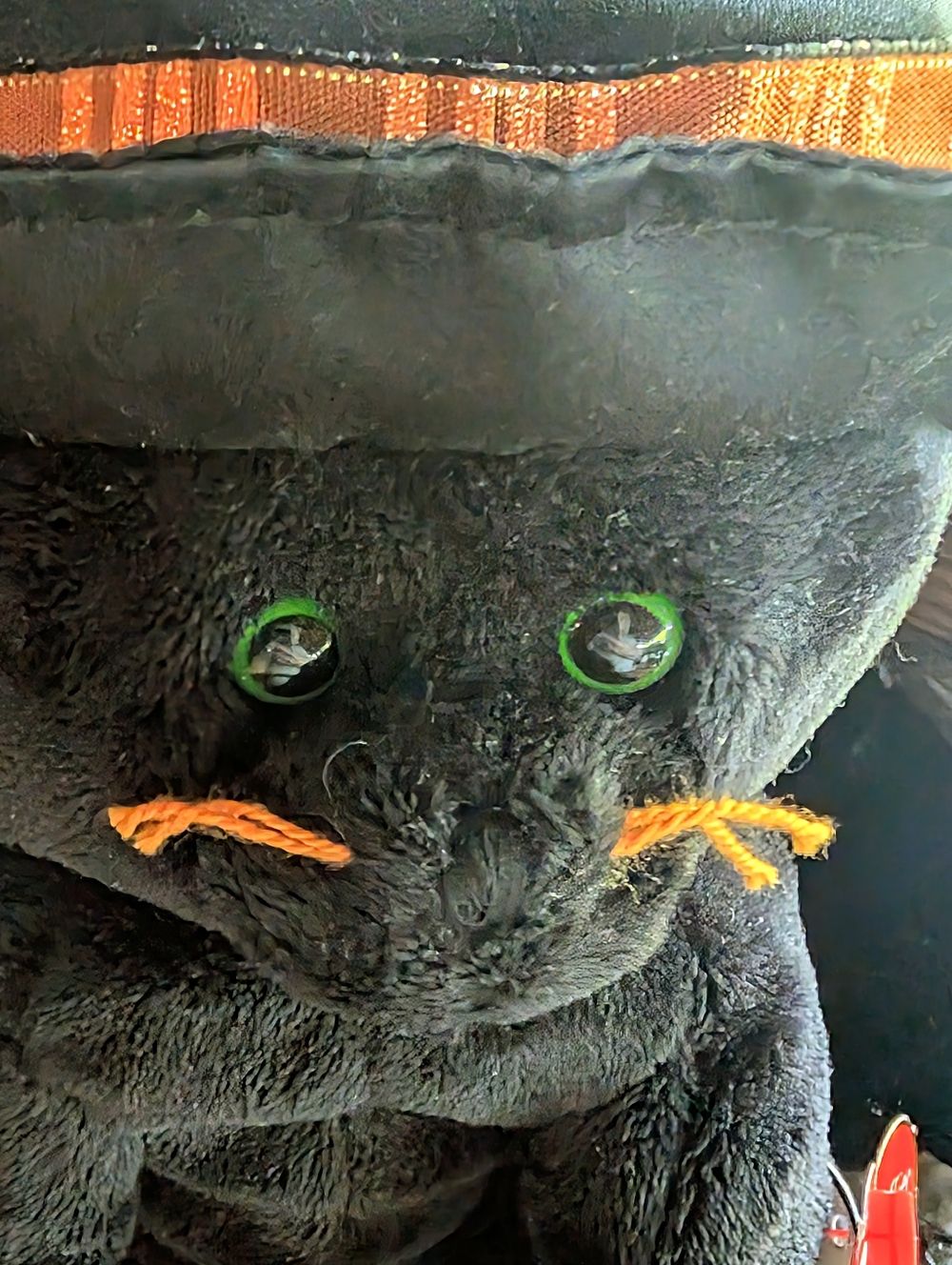 TY Pluffies "Merlin" Halloween Witchy Black Cat - YOB: 2005 - MNWT / Rare - Picture 3 of 13
